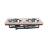 GF Pet Mango Wood & Metal Elevated Feeder - M